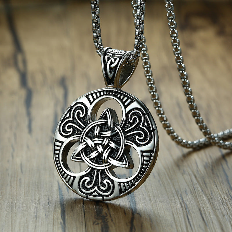 Wholesale Musical Note Titanium Steel Men's Necklace